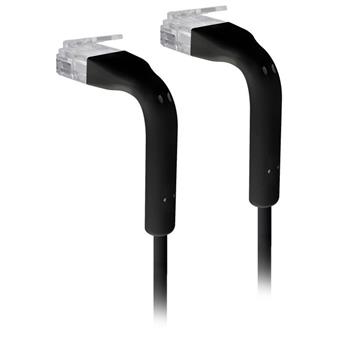 Ubiquiti U-Cable-Patch-RJ45-BK-50, Ethernet Patch Kabel, 0,1m (0,22m s konektory),Cat6, černý (50ks)