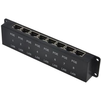 MaxLink pasivní POE panel, 8 portů