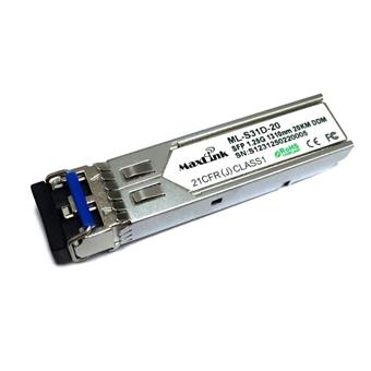 MaxLink 1.25G SFP optický modul, SM, 1310nm, 20km, 2x LC konektor, DDM