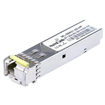 MaxLink 1.25G SFP modul HP, WDM(BiDi), SM, Tx 1550/Rx1310nm, 20km, 1x LC, DDM, HP kompatibilný