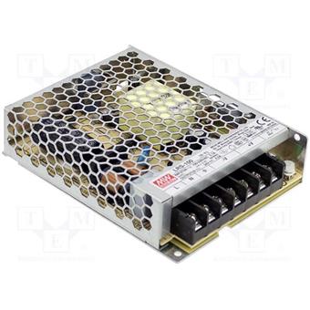 MEANWELL - LRS-100-24 - Priemyselný napájací zdroj 24V 100W