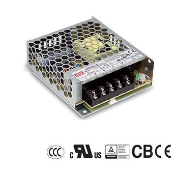 MEANWELL - LRS-75-24 - Priemyselný napájací spínaný zdroj uzavretý 24V 75W