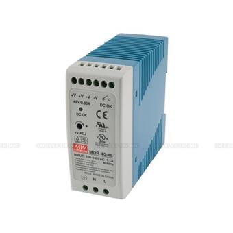 MEANWELL - MDR-40-24 - Priemyselný napájací zdroj 24V 40W na DIN lištu