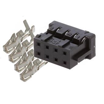 MEANWELL -  DF11-8DS-2C-SET - PCB plug for MeanWell PSU LAD-120/240/360