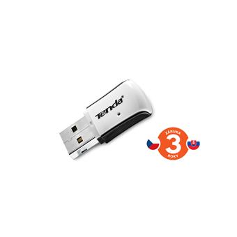 Tenda W311M WiFi N USB Adapter Mini, 150 Mb/s, 802.11 b/g/n, režimy Client, Soft AP, Win,Mac,Lin