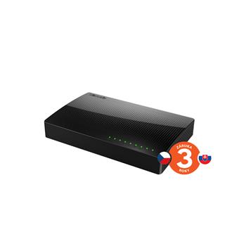 Tenda SG108 -  8x Gigabit Desktop Ethernet Switch, rychlosti 10/100/1000 Mb/s, Auto MDI/MDIX, 16Gb/s