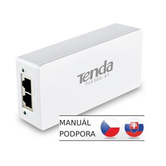Tenda POE30G-AT Gigabit Power Injector AF/AT 30W, 802.3af, 802.3at, 2x GLAN 10/100/1000 Mb/s