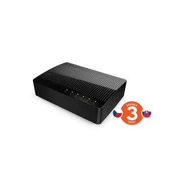 Tenda SG105 - 5x Gigabit Desktop Ethernet Switch, 10/100/1000 Mb/s, Auto MDI/MDIX, 10Gb/s, fanless