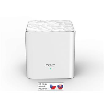 Tenda Nova MW3 (1-pack) Wireless AC1200 Mesh system Dual Band, 2x LAN, MU-MIMO, SMART aplikace