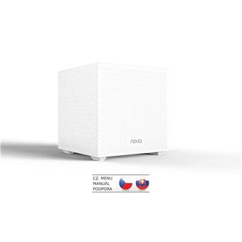 Tenda Nova MW12 (1-pack) WiFi AC2100 Mesh Gigabit system Tri Band, 3x GLAN, SMART CZ aplikace