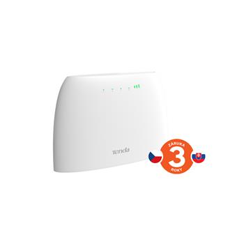 Tenda 4G03 Wi-Fi N300 4G LTE router, 2x WAN/LAN, 1x miniSIM, IPv6, VPN, LTE Cat.4, 4x anténa, CZ App