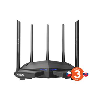Tenda AC11 WiFi AC Router 1200Mbps, 1x GWAN, 3x GLAN, VPN server/klient, WISP, Repeater, 5x 6 dBi