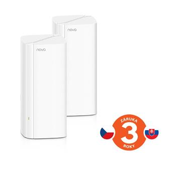 Tenda Nova EX12 (2-pack) WiFi6 AX3000 Mesh Gigabit system, 6xGLAN/GWAN, WPA3, VPN, SMART CZ aplikace