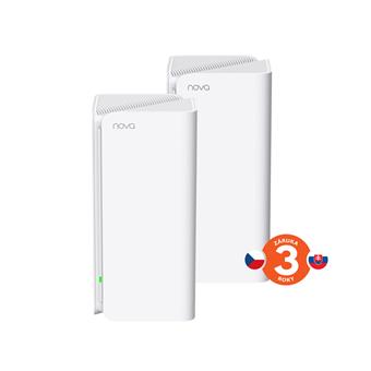 Tenda Nova MX15 Pro (2-pack) WiFi 6 AX5400 Mesh Gigabit systém, 6x GLAN/GWAN, WPA3, VPN, CZ app