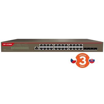 Tenda IP-COM G5328X Cloud L3 Managed 10G Switch, 24x 1GB RJ45, 4x 10G SFP+, Rackmonut