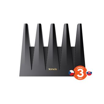 Tenda BE12 Pro BE7200 WiFi 7 Mesh Router, 2x 2.5G WAN/LAN, 3x 1G WAN/LAN, 7141 Mb/s, NFC, VPN