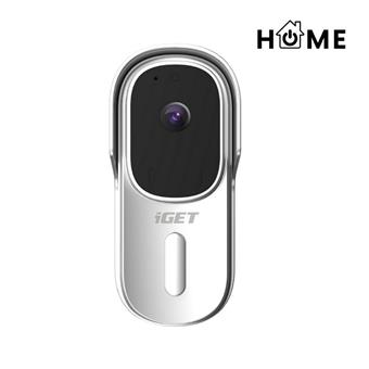 iGET HOME Doorbell DS1 White - WiFi bateriový videozvonek, FullHD + !!! ZDARMA reproduktor CHS1 !!!