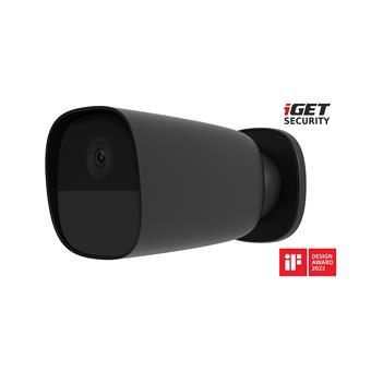 iGET SECURITY EP26 Black - WiFi bateriová FullHD kamera, IP65, zvuk, samostatná a pro alarm M5-4G CZ