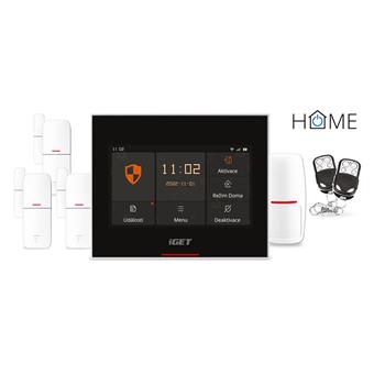 iGET HOME X5 Advanced - Inteligentný Wi-Fi/GSM alarm, v aplikácii aj ovládaní IP kamier a zásuviek, CZ app