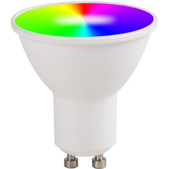 iGET HOME BS2 - Wi-Fi LED žárovka 5.5W RGB, CCT, GU10, stmívatelná, samostatná