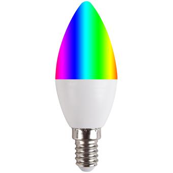iGET HOME BS3 - Wi-Fi LED žárovka 5.5W RGB, CCT, E14, stmívatelná, samostatná