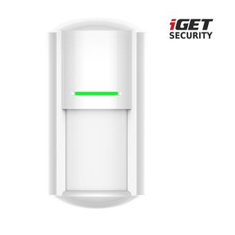 iGET SECURITY MP30 - bezdrôtový vonkajší pohybový PIR senzor pre alarm M6-4G s nastavením citlivosti