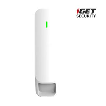 iGET SECURITY MP31 - bezdrôtový záclonový pohybový PIR senzor pre alarm M6-4G s nastav. citlivosti