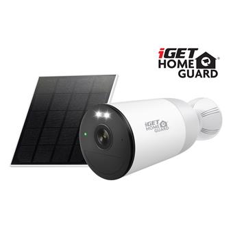iGET HGWBK355S - WiFi 2K IP kamera, pro set iGET HGWNK108402S, solární panel, baterie 9000 mAh