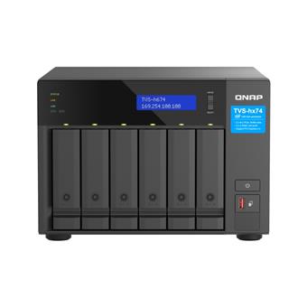 QNAP TVS-h674-i5-32G (6core 4,4GHz, ZFS, 32GB RAM, 6x SATA, 2x M.2 NVMe, 2x PCIe, 2x 2,5GbE, HDMI)