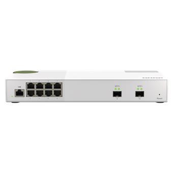 QNAP riadený switch QSW-M2108-2S (8x 2,5GbE RJ45 a 2x 10GbE SFP+)