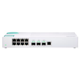 QNAP switch QSW-308-1C (8x Gigabit port + 3x 10G SFP+ port + 1x 10G RJ-45 kombo port)