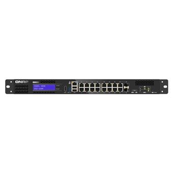 QNAP riadený switch QGD-1600-4G (16x GbE, 4core CPU, 4GB RAM, 2x 2,5" SATA, 2x PCIe, 1x HDMI, 3x USB)