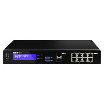 QNAP NVPE zariadenia QuCPE-3032-C3558R-8G (4core C3558R 2,4GHz, 8GB RAM, 2x M.2, 8x2,5GbE, 2x10G SFP+)
