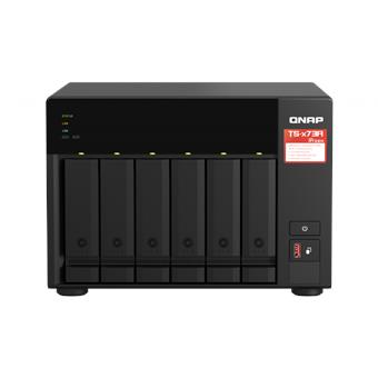 QNAP TS-673A-8G (Ryzen 2,2GHz / 8GB RAM / 6x SATA / 2x M.2 NVMe slot / 2x 2,5GbE / 2x PCIe / 4x USB)