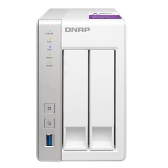 QNAP TS-231P (1,7GHz / 1GB RAM / 2x SATA / 2x GbE / 3x USB 3.0)