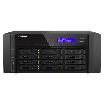 QNAP TS-h1290FX-7302P-128G (AMD EPYC, 128GB ECC RAM, 12x 2,5" U.2, 2x M.2 NVMe, 2x 2,5GbE, 2x 25GbE)