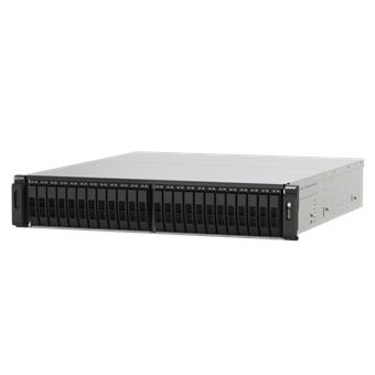 QNAP TS-h2490FU-7302P-128G (EPYC 3,3GHz, ZFS, 128GB ECC RAM, 24x 2,5" U.2, 2x 2,5GbE, 4x 25 GbE)