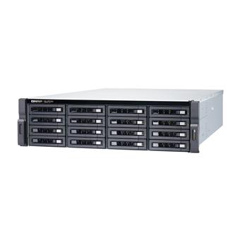 QNAP TS-h1683XU-RP-E2236-128G (Xeon 4,8GHz, ZFS, 128GB ECC RAM, 16x SATA, 4x GbE, 2x 10GbE SFP+)