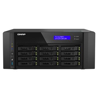 QNAP QAI-h1290FX-7302P-128G (AMD EPYC, 128GB ECC RAM, 12x 2,5" U.2, 2x M.2 NVMe, 2x 2,5Gb, 2x 25Gb)