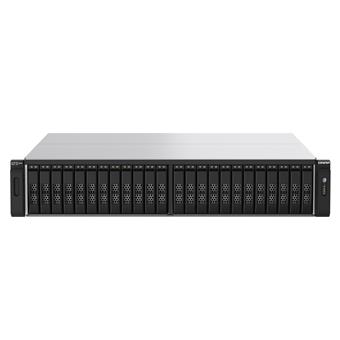 QNAP TS-h2490FU-7302P-64G (AMD EPYC, ZFS, 64GB ECC RAM, 24x 2,5" U.2, 2x 2,5GbE, 4x 25Gb SFP28)