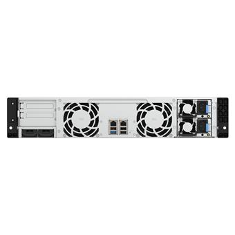 QNAP TS-h1465U-RP-8G (Intel 4core, ZFS, 8GB DDR5 RAM, 12x SATA + 2x E1.S, 1x PCIe, 2x 2,5GbE)