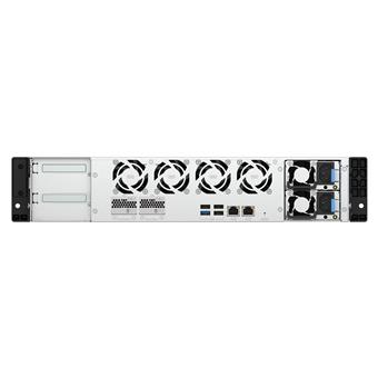 QNAP TS-h1065eU-RP-8G (Intel 4core, ZFS, 8GB DDR5 RAM, 8x SATA + 2x E1.S, 1x PCIe, 2x 2,5GbE)