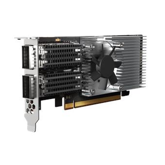 QNAP QXG-100G2SF-E810 - 100GbE (2porty) PCIe karta; nízký profil; PCIe Gen4 x16