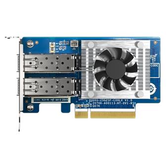 QNAP QXG-25G2SF-CX6 - 25GbE (2porty) PCIe karta; nízky profil; PCIe Gen4 x8