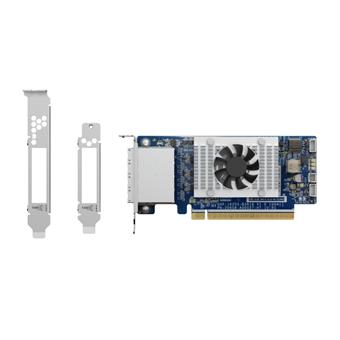 QNAP QXP-1620S-B3616W - 4-port miniSAS HD host bus adapter, SAS3616W, PCIe 3.0 x 16 for TL SAS JBOD