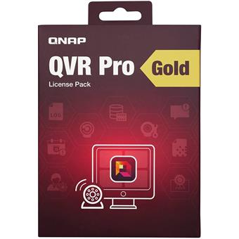 QNAP LIC-SW-QVRPRO-GOLD-EI - QNAP QVR Pro License - 8 dalších kamer a neomezené přehrávání