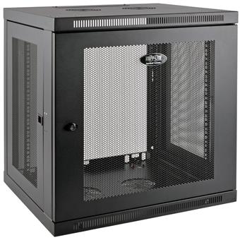 Skříň SmartRack 12U, Mini Rack, Š=600mm, Hl=550mm, hloubka pro přepínače, montáž na stěnu