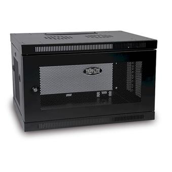 Skříň SmartRack 6U, Š=600mm, Hl=450mm, hloubka pro přepínače, montáž na stěnu