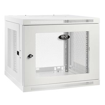 Skříň SmartRack 9U, Mini Rack, Š=600mm, Hl=550mm, hloubka pro přepínače, montáž na stěnu, bílá