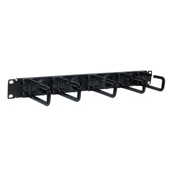 Kabelový manažer horizontální SmartRack 1U, oka pro kabely